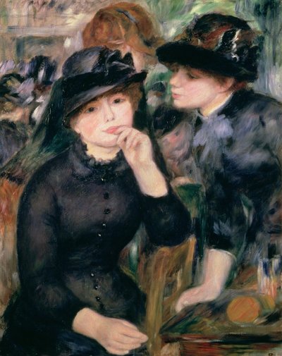 Mädchen in Schwarz, 1881-82 von Pierre Auguste Renoir